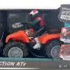 Action ATV Mönkijä ja kuljettaja valoilla ja äänillä 27cm