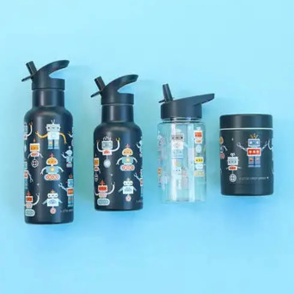 A Little Lovely company juomapullo 500ml - Robotit