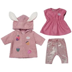 Baby Born nuken pupu Takki, legginsit ja tunika 43cm