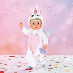 Baby Born nuken yksisarvis jumpsuit 43cm