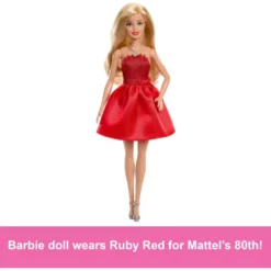 Barbie Ruby Red 80-vuotis juhla Nukke