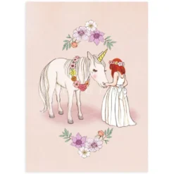Belle & Boo Hello Unicorn kortti