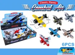 Combat Air Potkurikone pull back toiminnolla 12cm - lajitelma