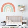 Decochic pinkki Sateenkaari -seinätarra
