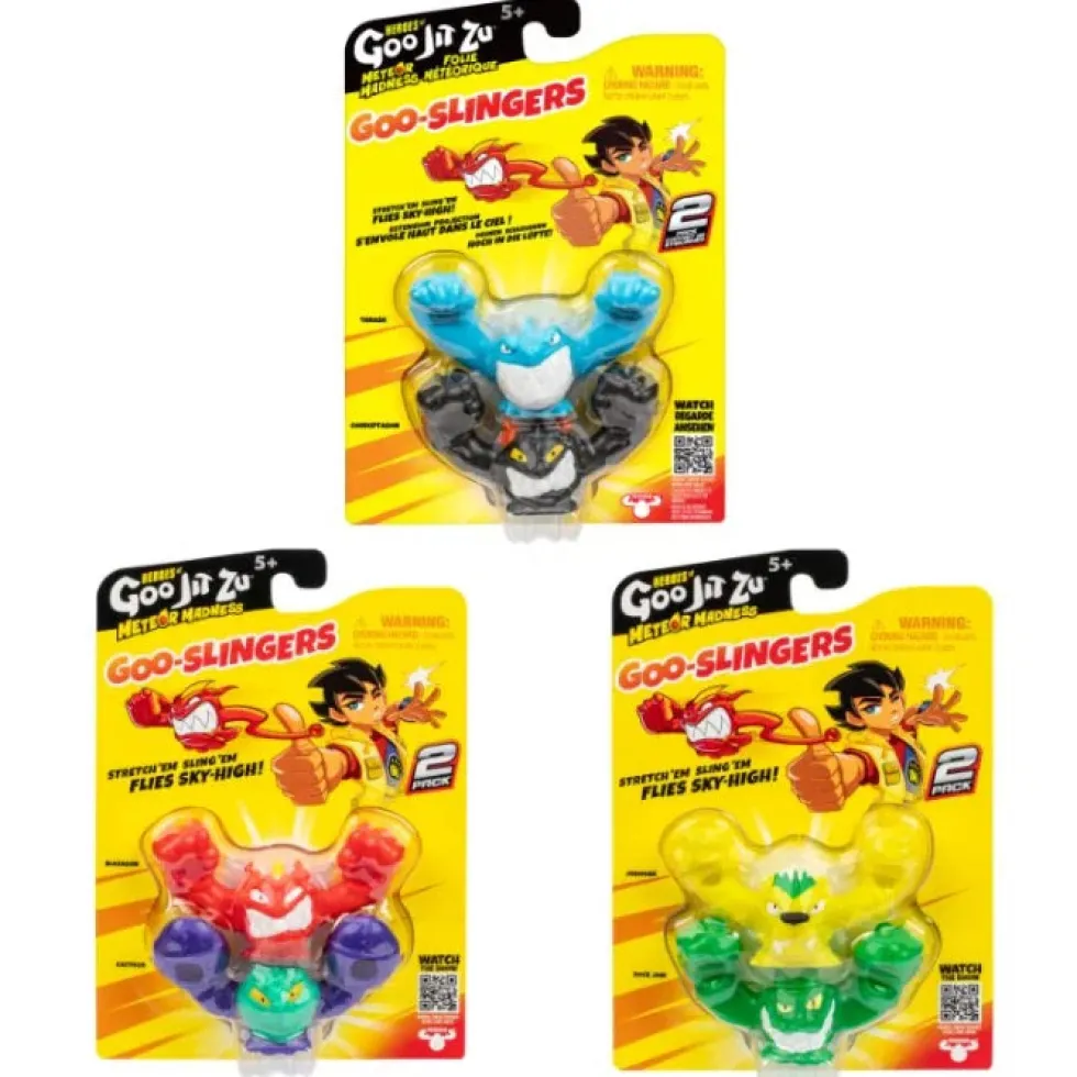 Goo Jit Zu Meteor Madness Slingers hahmot 2kpl