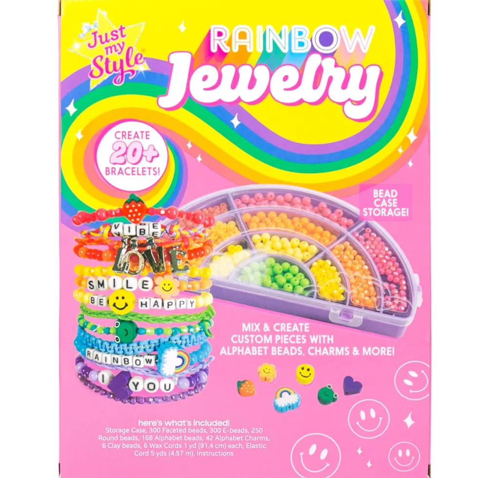 Just My Style Rainbow Jewelry koru askartelu pakkaus