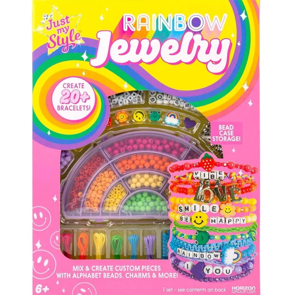 Just My Style Rainbow Jewelry koru askartelu pakkaus