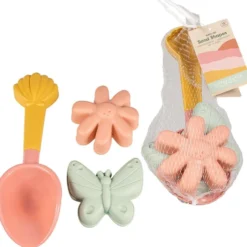 Little Dutch hiekka lapio ja muotit 2kpl - pinkki
