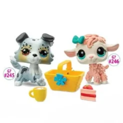 Littlest Pet Shop G7 S4 Pet pair, Collie #245 ja Lammas #246