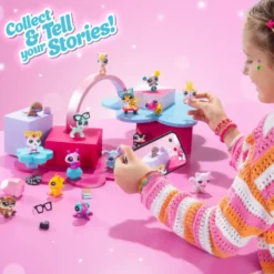 Littlest Pet Shop G7 S5 Punk & Pastel Pet Pair, Tikka #411 ja Pupu #412