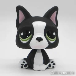 Littlest Petshop Ranskan Bulldog koira #1762