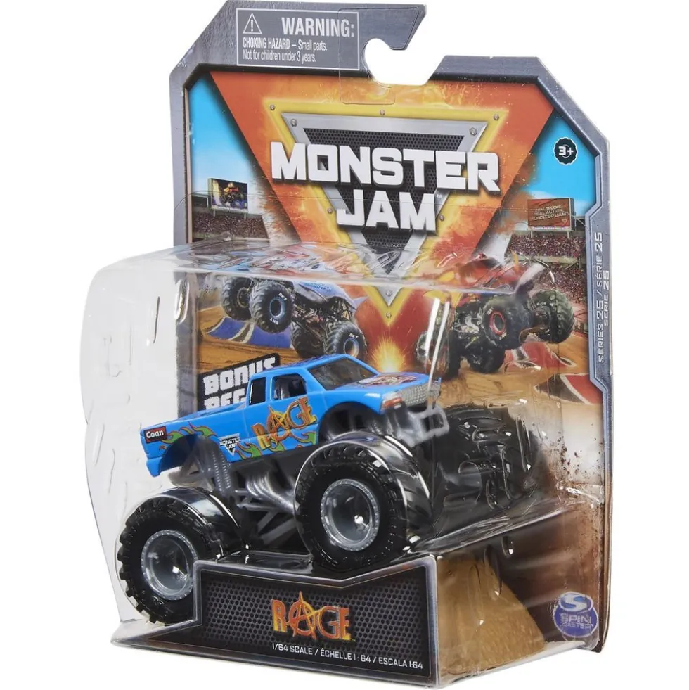 Monster Jam Rage monsteri auto 1:64
