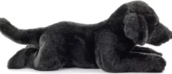 Musta Labradorinnoutaja pehmolelu 40cm