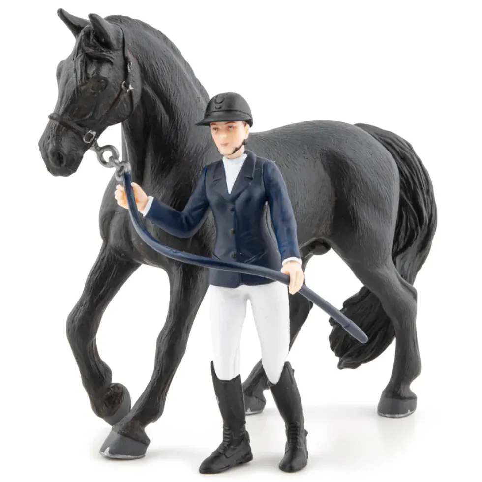 Papo 51576 Penelope ratsastaja & Blacky hevonen