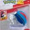 Pokemon Alolan Vulpix figuuri ja Clip'n' Go - poke pallo