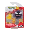 Pokemon Battle figuuri 3-Pack - Pikachu + Teddiursa + Gastly