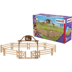 Schleich 42434 Hevosten aitaus portilla