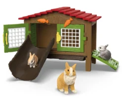 Schleich 42728 Kanin koppi ja 3 pupua