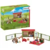 Schleich 72160 Kaninkoppi, Sarah tyttö ja eläin poikaset