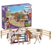 Schleich 42433 Kilpaharjoitus ja Appaloosa hevoset
