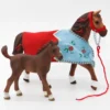Schleich Quarter hevonen ja varsa - Second Hand