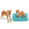 Schleich 42479 Shiba Inu emo ja pentu
