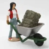Schleich Tallityöntekijä ja kottikärryt -Second Hand