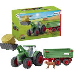Schleich 42379 Traktori ja perävaunu