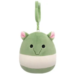 Squishmallows Gerald Tapiiri Clip on maskotti - 9cm
