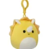 Squishmallows Lancaster Dinosaurus Clip on maskotti - 9cm