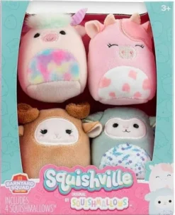 Squishville by Squishmallows Barn Squad 4kpl